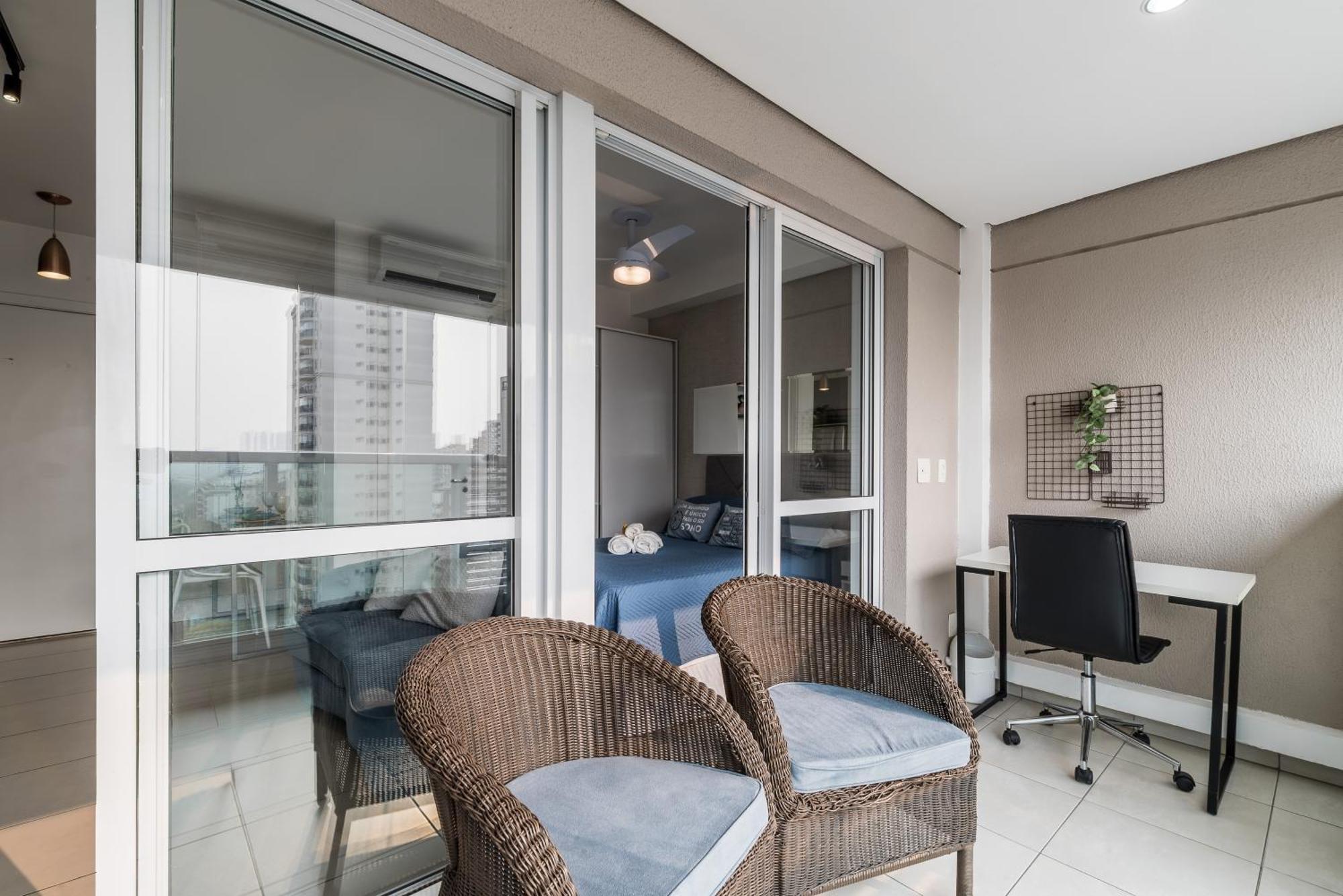 Estilo, Conforto E Vista Panoramica Ideal Para Trabalho Ou Lazer Sao Paulo Dış mekan fotoğraf