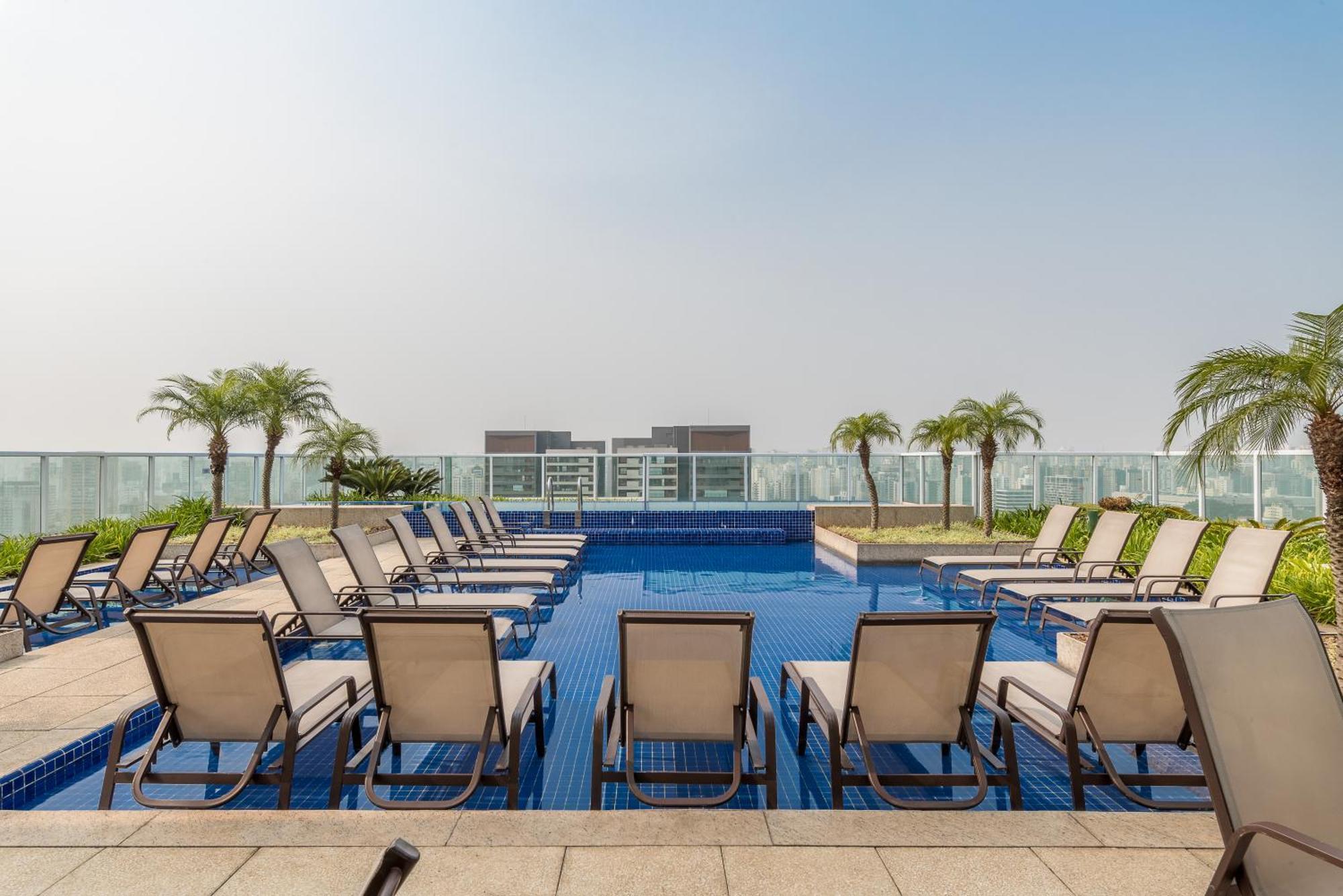 Estilo, Conforto E Vista Panoramica Ideal Para Trabalho Ou Lazer Sao Paulo Dış mekan fotoğraf